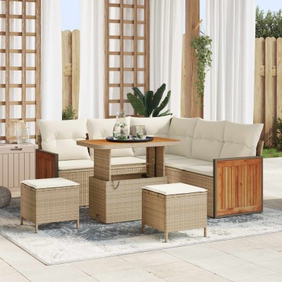 Garden sofa set with pillow...