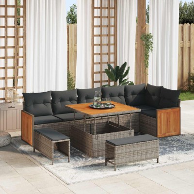 Garden sofa set with pillow...