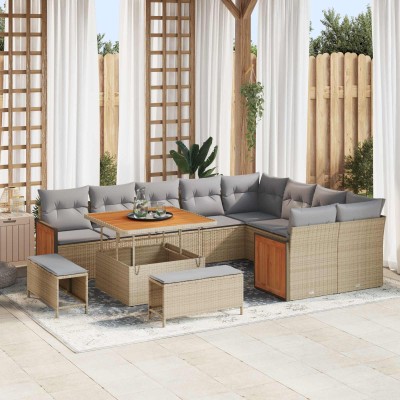 Garden sofa set with pillow...