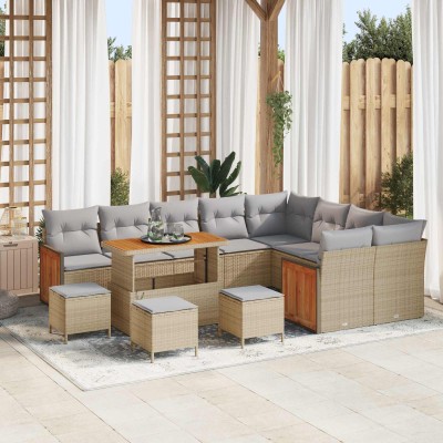 Garden sofa set with pillow...