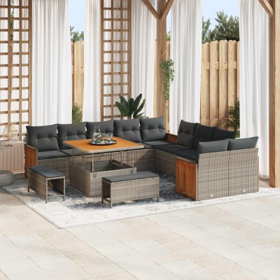 Garden sofa set with pillow...