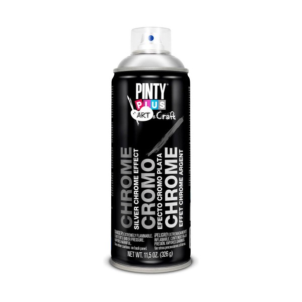 Spraymaali Pintyplus Art & Craft C150 Kromi 400 ml Hopeinen