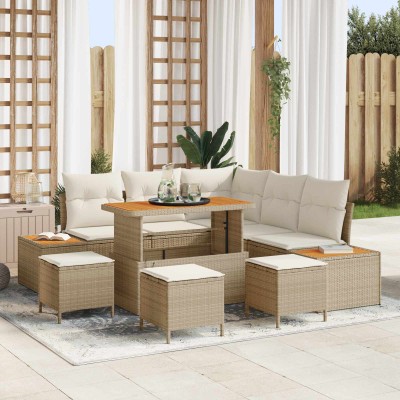 Garden sofa set with pillow...
