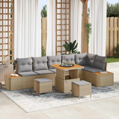 Garden sofa set with pillow...