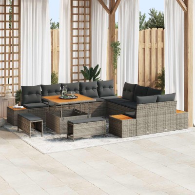 Garden sofa set with pillow...