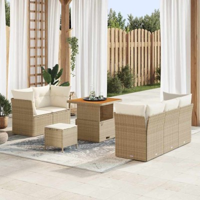 Garden sofa set with...