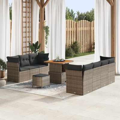 Garden sofa set with pillow...