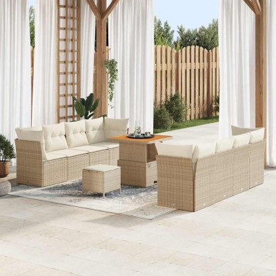 Garden sofa set with pillow...
