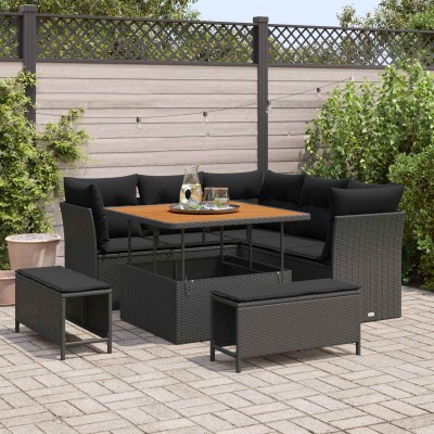 Garden sofa set with...