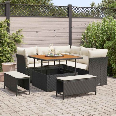 Garden sofa set with pillow...