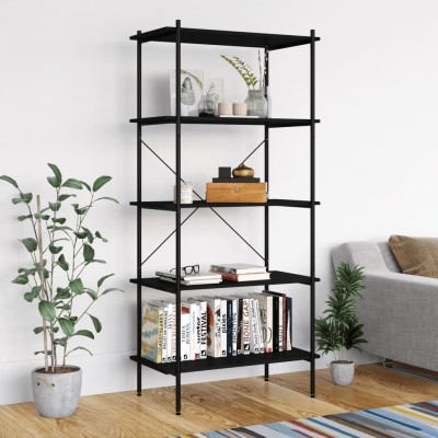 Shelf, 5 levels, black,...