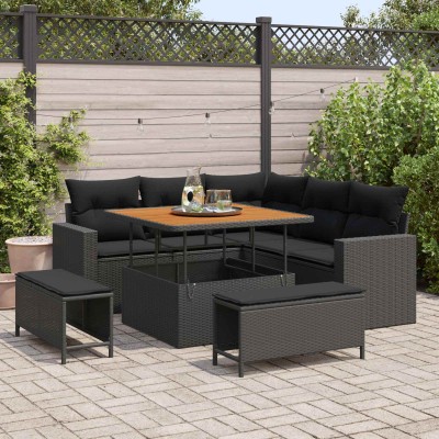Garden sofa set with pillow...