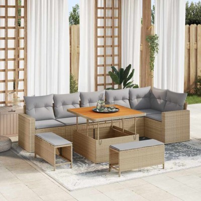 Garden Sofa Set 11 pcs...