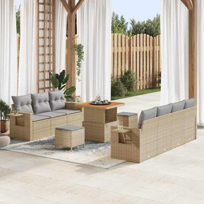 Garden Sofa Set 10 pcs...