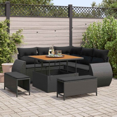 Garden sofa set with pillow...