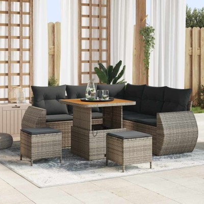 Garden sofa set with pillow...