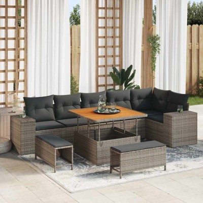 Garden sofa set with pillow...