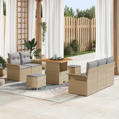 Garden sofa set with pillow...