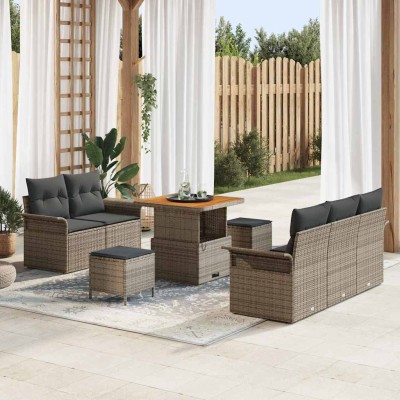 Garden sofa set with...