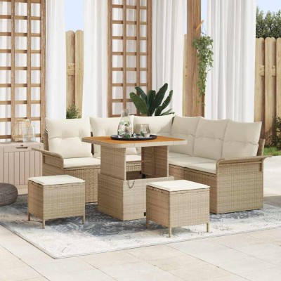 Garden sofa set with pillow...