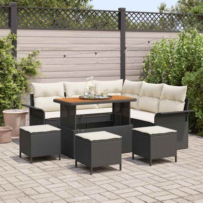 Garden sofa set with...