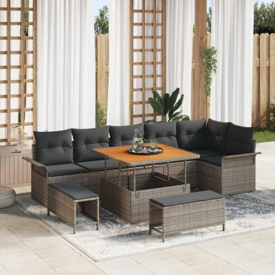 Garden sofa set with...