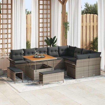 Garden sofa set with...
