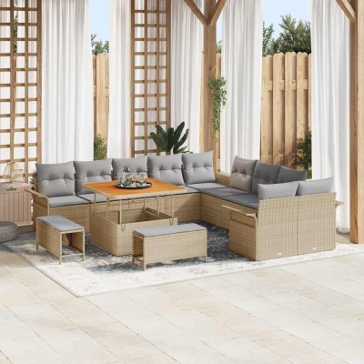 Garden sofa set with pillow...