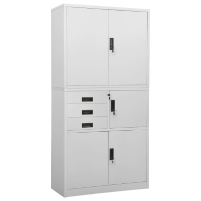 Office cabinet, light gray,...