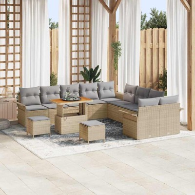 Garden sofa set with pillow...