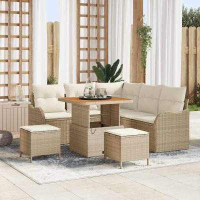 Garden sofa set with pillow...