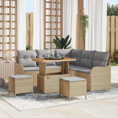 Garden sofa set with pillow...