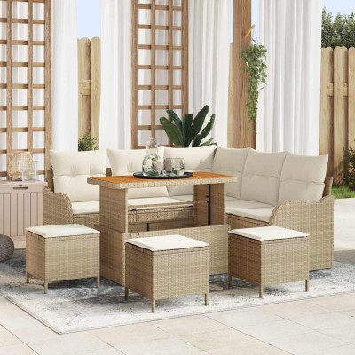 Garden sofa set with pillow...
