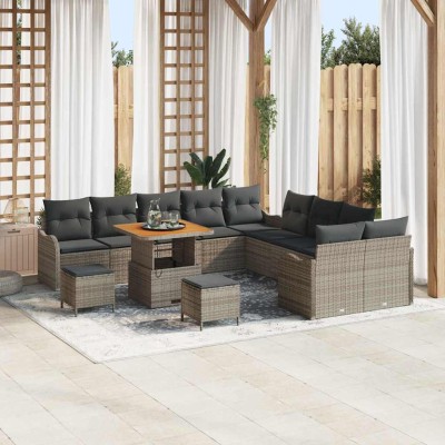 Garden sofa set with...