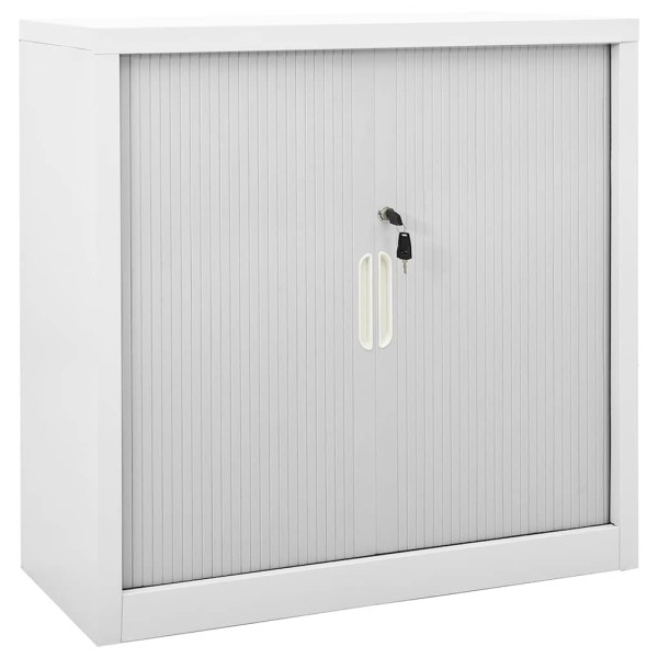 Cabinet with sliding doors, gray, 90x40x90cm, steel