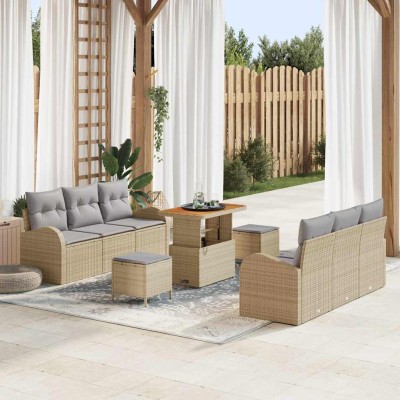 Garden sofa set with pillow...