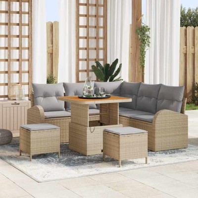 Garden sofa set with pillow...
