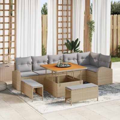 Garden sofa set with pillow...