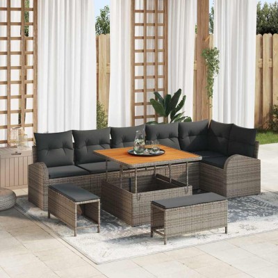 Garden sofa set with...