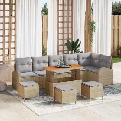 Garden sofa set with pillow...