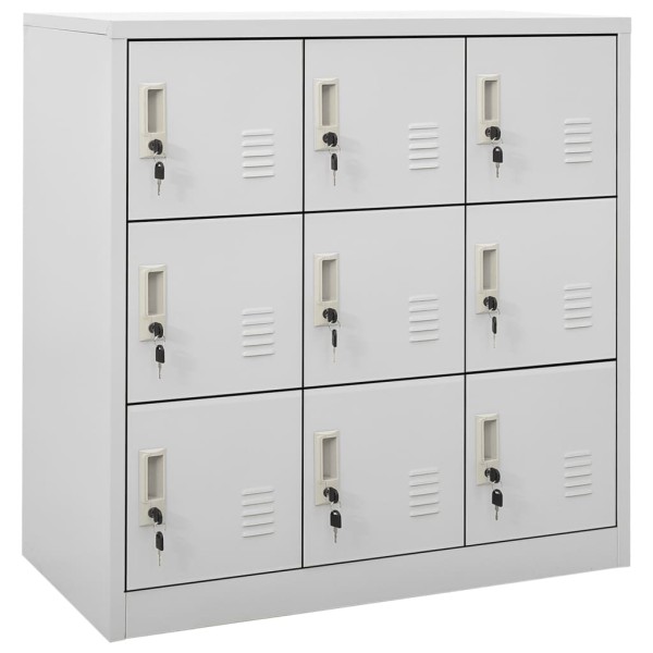 Dressing cabinet, light grey, 90x45x92.5cm, steel