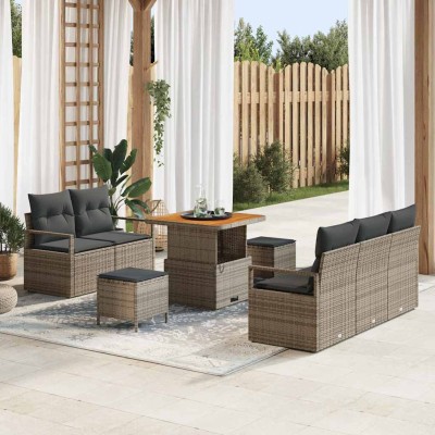 Garden sofa set with...