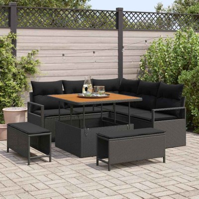 Garden sofa set with...