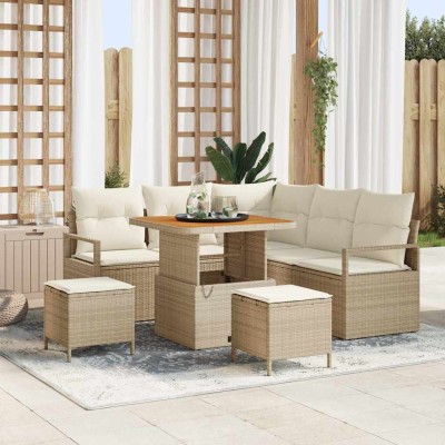 Garden sofa set with pillow...