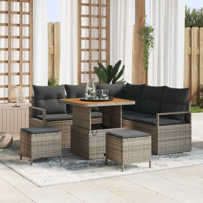 Garden sofa set with...