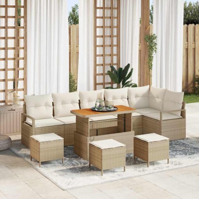 Garden sofa set with pillow...