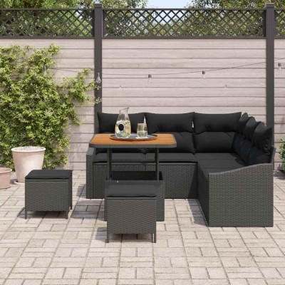 Garden sofa set with pillow...