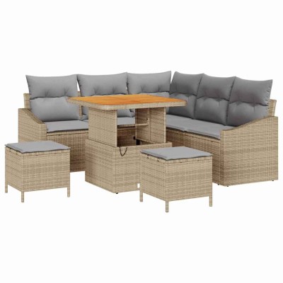 Garden sofa set with...