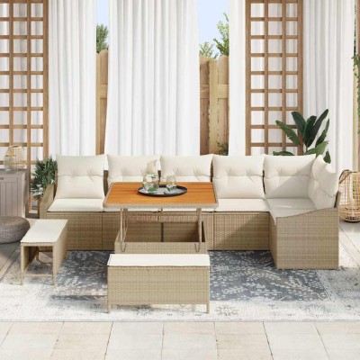 Garden sofa set with pillow...
