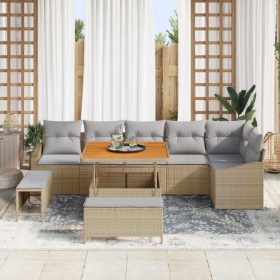 Garden sofa set with pillow...